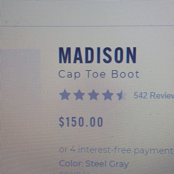 STACY ADAMS..MADISON CAP TOE BOOT..SIZE 10 - Picture 2 of 10